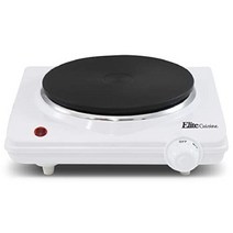 ESB-301BF 조리대 단일 주철 버너 휴대용 인덕션 1000W, 화이트, 캐스트 싱글
