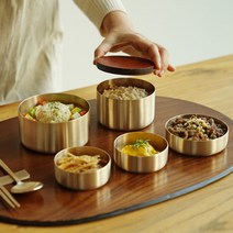 [놋담] 방짜유기 우디 1인 반상기 풀세트, 상세 설명 참조