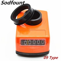 수직 시계 방향 0-9999 범위 0912 선반 용 두꺼운 디지털 위치 표시기 20mm 보어 카운터, 06 0912-2.0E-20-O-A
