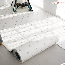 삼바텍 PVC 층간소음 방지 롤 매트 1~10m 거실 복도 베란다 주방 유아 어린이 놀이방매트, 크로스