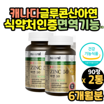 캐나다 글루콘산아연 징크 면역 기능 에좋은 영양제 청소년아연 중학생아연 고등학생아연 대학생아연 징크 징코