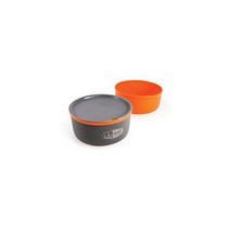 GSI Outdoors 20 fl. oz. Ultralight Nesting Bowl and Mug for Camping and Backpacking, 1