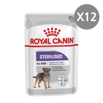 애견파우치 강아지 파우치 85g 12P 수술후 체중관리 습식 사료-#JM#230438EA, 본상품선택