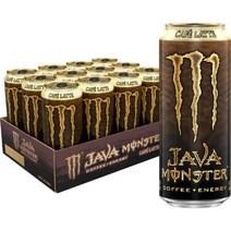자바 몬스터 이리쉬 블랜드 커피 에너지 드링크 Java Monster 12캔, Caf  Latte