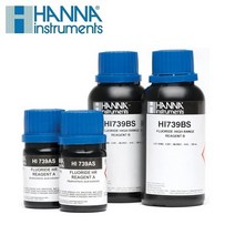 HANNA 수질측정기 불소시약 HI739-26 (0.0~20.0ppm) 수질관리 식수 수영장 단체급식 공업용수등 공업용수등, 1개