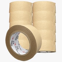 초강력 크라프트 종이박스테이프 50M 1개 10개 무광 친환경 포장테이프