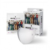 BTS방탄소년단 마스크 브리드 투게더 스탠다드 컬러 새부리형 +N95 도부마스크 대형 (10매+10매), 핑크(10매)+(N95)대형10매
