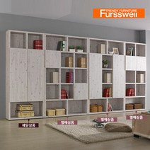 퍼스웰 엔틱하우스 3R 긴도어5단책장YB_061, 블랙아카시아