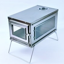 티타늄 화목난로 포몰리 접이식 백패킹 캠핑용 화목난로, 스파크어레스트(난로발송X)