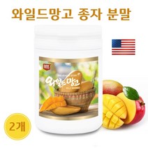 와일드 망고 종자 추출물 분말 가루 아프리칸 야생 망고 씨앗 씨드 파우더 차 아디포넥틴 렙틴 엘라그산 효능 추천 홈쇼핑, 2개, 200g