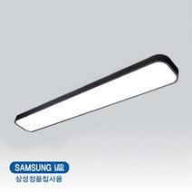 국산 삼성정품칩 시스템주방등 LED60W 블랙(SP552)KBK, 주광색