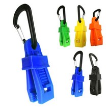 큰 크기 야외 캠핑 텐트 캐노피 Windproof Carabiner 후크와 버클 클립을 고정 천막 바람 로프 클램프, Orange 6PC