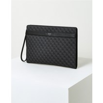 23SS [LOUIS GRID] 블랙 DD 패턴 클러치백 DBBA3E034BK