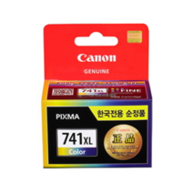캐논 PG-740 CL-741 XL 정품잉크 MG3670 MG3570 MG2270 MX537 MX477 MG2170 TS5170 MG3170 MX397, 4. CL-741XL 칼라 대용량 정품잉크, 1개