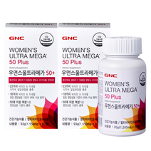 GNC 우먼스울트라메가 50+ (1550mg 60정 30일분) x 2입, 2개