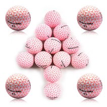 카에데골프공 맥스 3피스 공인구 핑크 컬러볼 12구, 단품