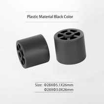 Homag Biesse SCM Nanxing 엣지 밴딩 머신 지원 브래킷 용 10 Pcs 고무 및 플라스틱 휠, [02] Plastic Black Color, [02] D28xd5x26MM