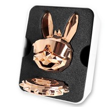 에어디 토끼 차량용 방향제 [로즈골드], [토끼], 로즈골드, 클린코튼향 2개