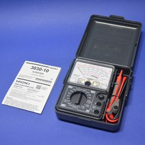 히오끼 아날로그테스터기 3030-10 AC DC600V 배터리/LED체크 4160018, 1개
