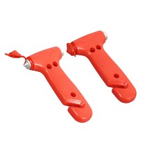 위트렌드 프리미엄 차량용 비상 탈출 안전 용품 망치, 안전망치 1+1 세트, 레드, 2개