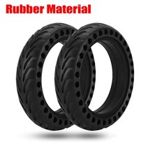 스쿠터 전동 Xiaomi M365 1S Pro 2 전동 스쿠터 용 솔리드 타이어 Mijia Mi 용 8.5 ''고무 벌집 타, 02 2PCS Rubber Tire