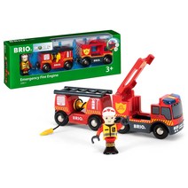 BRIO WORLD 라이트 & 사운드 첨부 파이어 트럭 33811