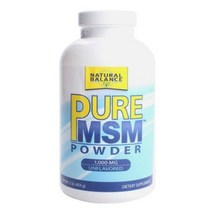 네츄럴밸런스 퓨어MSM 1000mg 파우더, 454g, 1개