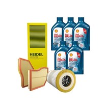 쉘 HX7 아우디 A6 엔진오일 세트, 아우디 A6 TDI, 20 35 40 45 50 TDI, HX7 6L 엔진오일 세트