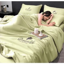 [1+1] 여름 초경량 실크 쿨 이불 세트 편안한 텐셀 여름 시원한 이불 150X200/180X220/200X230cm 지 없는 여름 얇은 이불