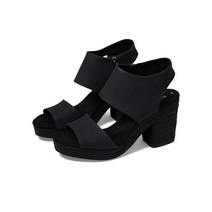 탐스 Majorca 웨지 여자여름샌들힐 9센치 슬리퍼 블랙1