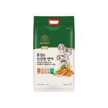 지니펫 더 홀리스틱 홍삼&신선한 연어 강아지사료, 5.2kg, 1개