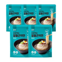 1am 바로먹는 알뜰 곤약면 물냉면 280g, 5팩