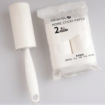 이케아 일자돌돌이 사선컷팅 롤크리너 본체1+리필3개 10cm 머리카락 고양이털, 화이트