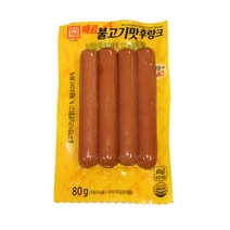 매콤불고기맛후랑크 80g