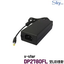 X-STAR 엑스스타 DP2780FL모니터호환 12V 4A 국산 어댑터, 3. 어댑터 + AC 각코드 1.5m