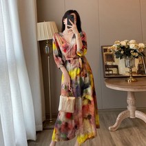 10월 하객룩 가을 하객 원피스 9월 결혼식 50대 키작녀 A01