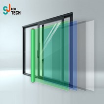 썬샵 국내생산 무점착필름 1mX5m 암막필름 단열시트지 자외선차단 냉열차단, 에머랄드그린5m