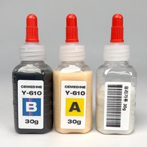 골프피팅 에폭시 세메다인 Y610 60g 세트, Y610 60g세트+유리가루30g