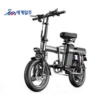 세계일주 접이식 전기자전거 350W 48V 10A 35km전동 접이식 배달용 출퇴근 경량형 CK55, 10A(35km)