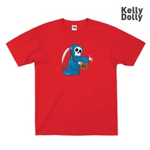 KellyDolly 브랜드 호러 5종 남자 여성 면 반팔티