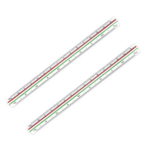 블루마토 삼각스케일자 30cm KJ-3000 PP, 혼합 색상, 15개입