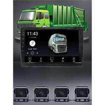 화물차 4채널 블랙박스 10인치 트럭용 차량용cctv 안전 운전 자동차용품, 싱글렌즈 10인치