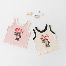 (베베르망) 굳굳베어배색나시[티셔츠BEFN721C]