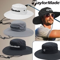 테일러메이드 남성 골프 부니햇 버킷햇 남자 벙거지 모자 정글모 2023, 화이트