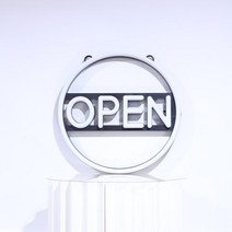 LED간판 오픈 영업중 전광판 네온 open 사인 보드 레인보우OPEN 40x40