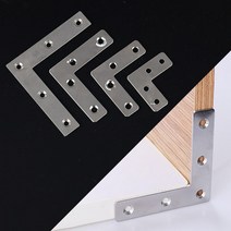ㄱ자 평철 앵글 10P 기억자 꺾쇠 연결브라켓 경첩, 60x60mm
