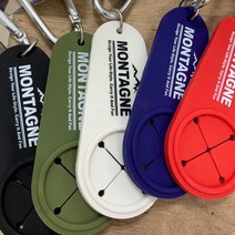 정품 몽타뉴 캠핑 등산 낚시 카라비너 타올 수건 홀더 고리 휴대용, 레드