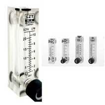 PMMA 가스 공기 유량계 1/4 "BSP 여성 사각형 패널 유형 로타미터 LZT-6T 0.1-1LPM 10-100LPM 2-20LPM, 02 0.1-1.5LPM