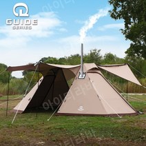 파이어쉘터 화목난로 몽골 대형 차박 텐트, A