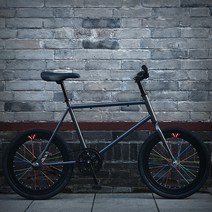 고정 기어 20 인치 휠 자전거 후방 라이딩 학생 미니 BMX 고 탄소강 프레임 싱글, [01] 20inch(150-180cm), 03 2_01 20inch(150-180cm)
